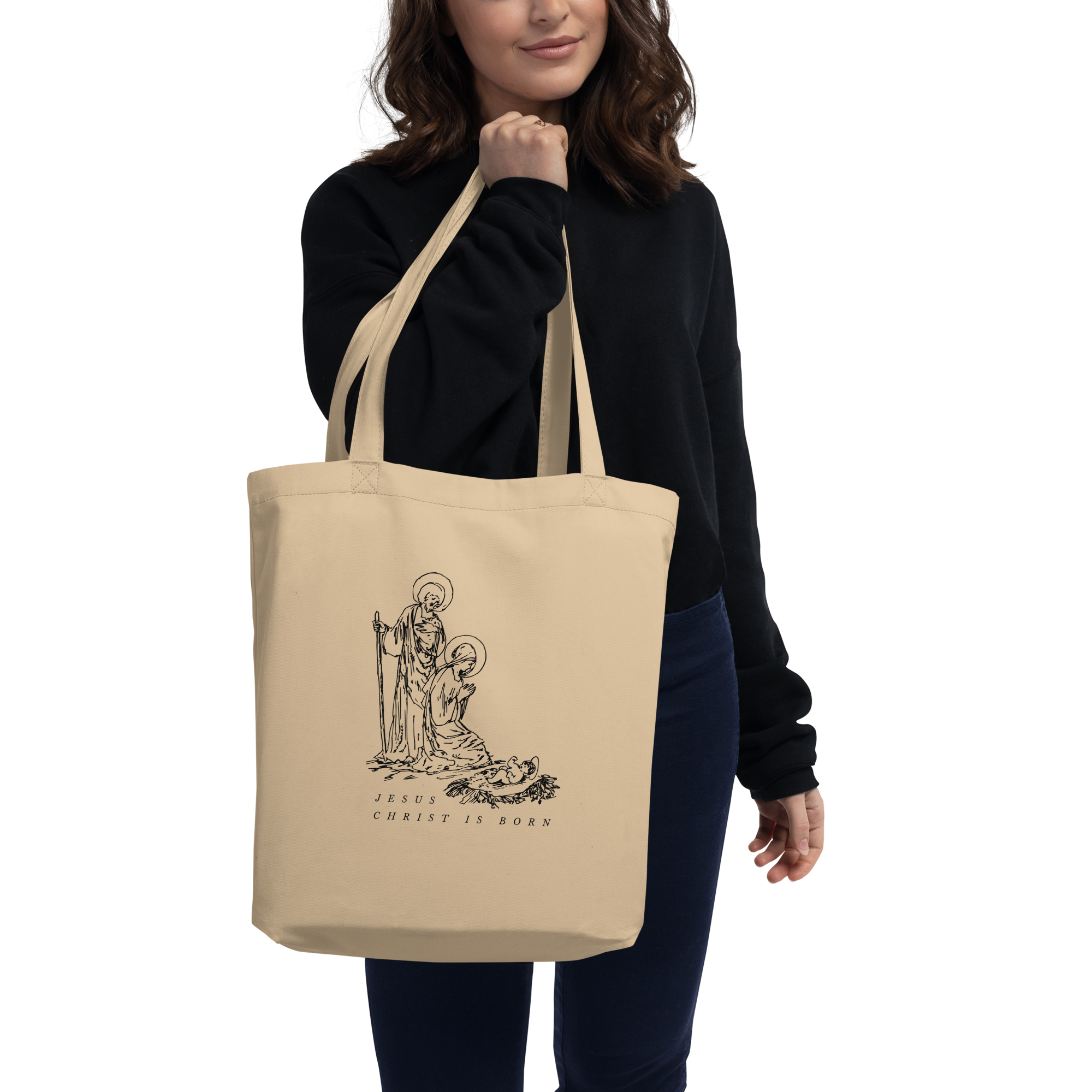 Jesus Christ is Born Tote